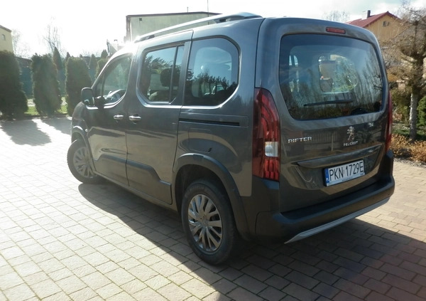 Peugeot Rifter cena 69999 przebieg: 37000, rok produkcji 2019 z Konin małe 172